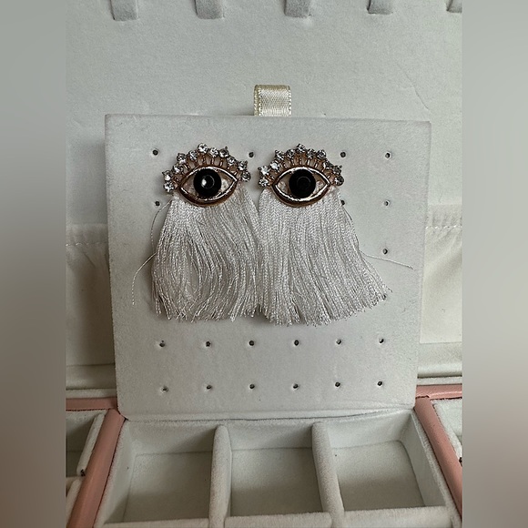 Jewelry - New Fashion Eye earrings with tassel